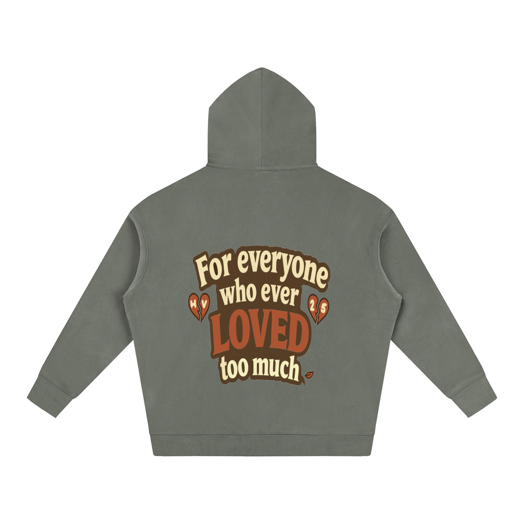 Oversize Fleeced Valley Logo Hoodie
