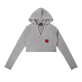 Vintage Valley Cropped Hoodie Set