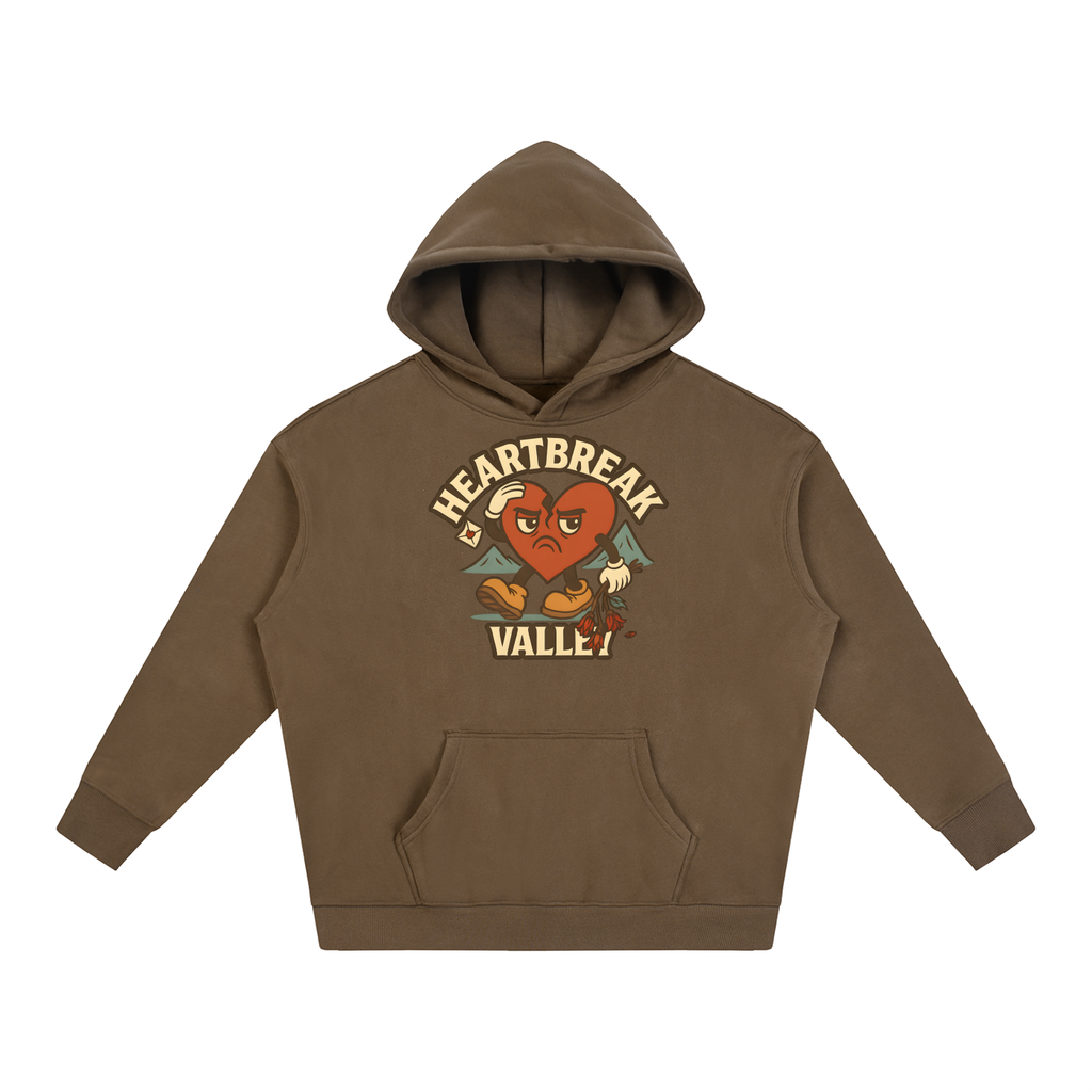 Oversize Fleeced Valley Logo Hoodie