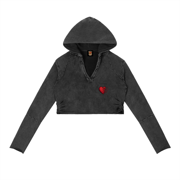 Vintage Valley Cropped Hoodie