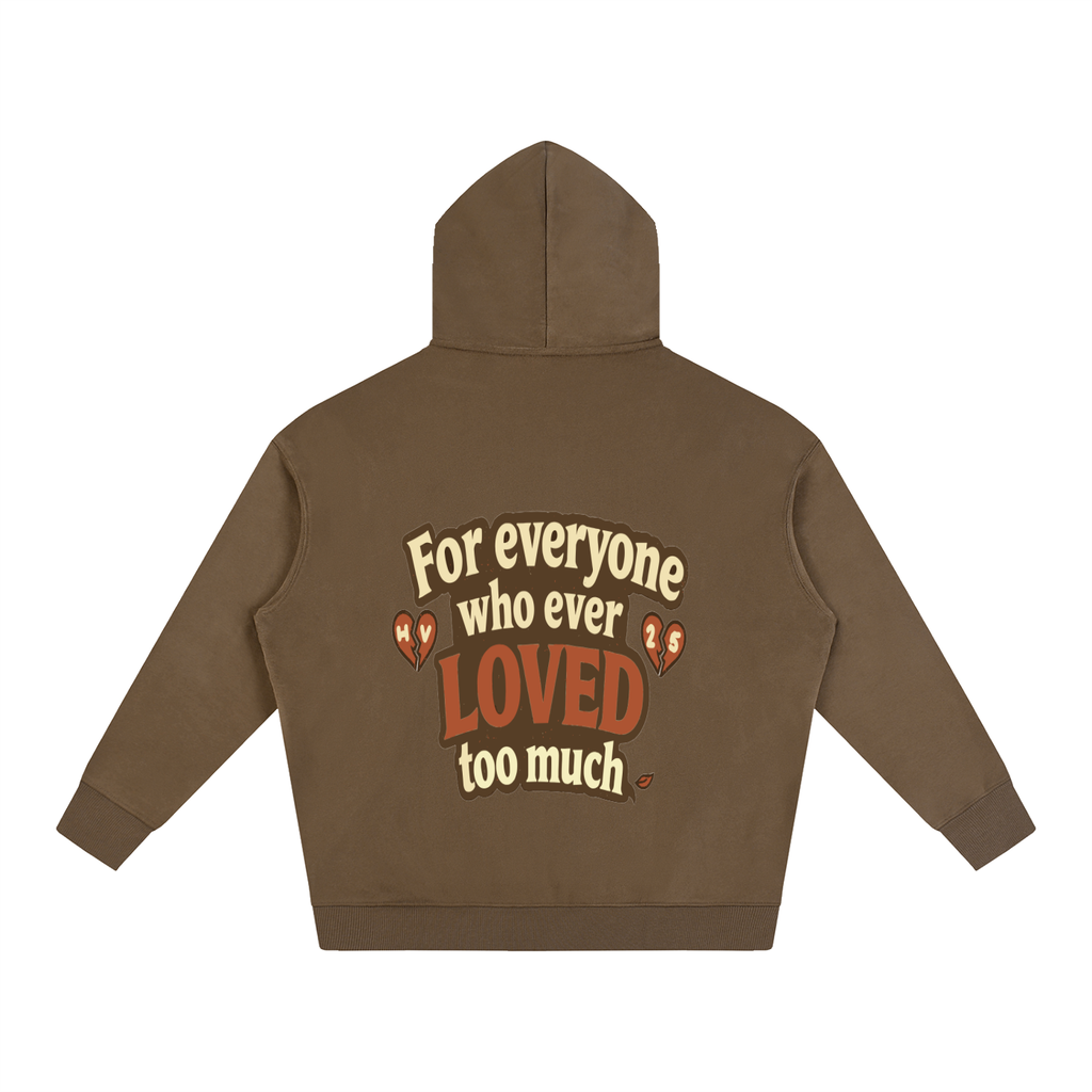 Oversize Fleeced Valley Logo Hoodie