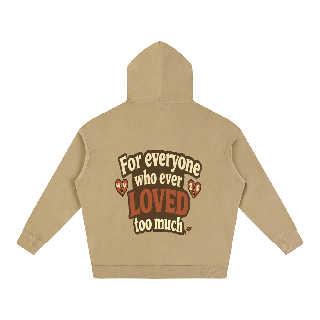 Oversize Fleeced Valley Logo Hoodie