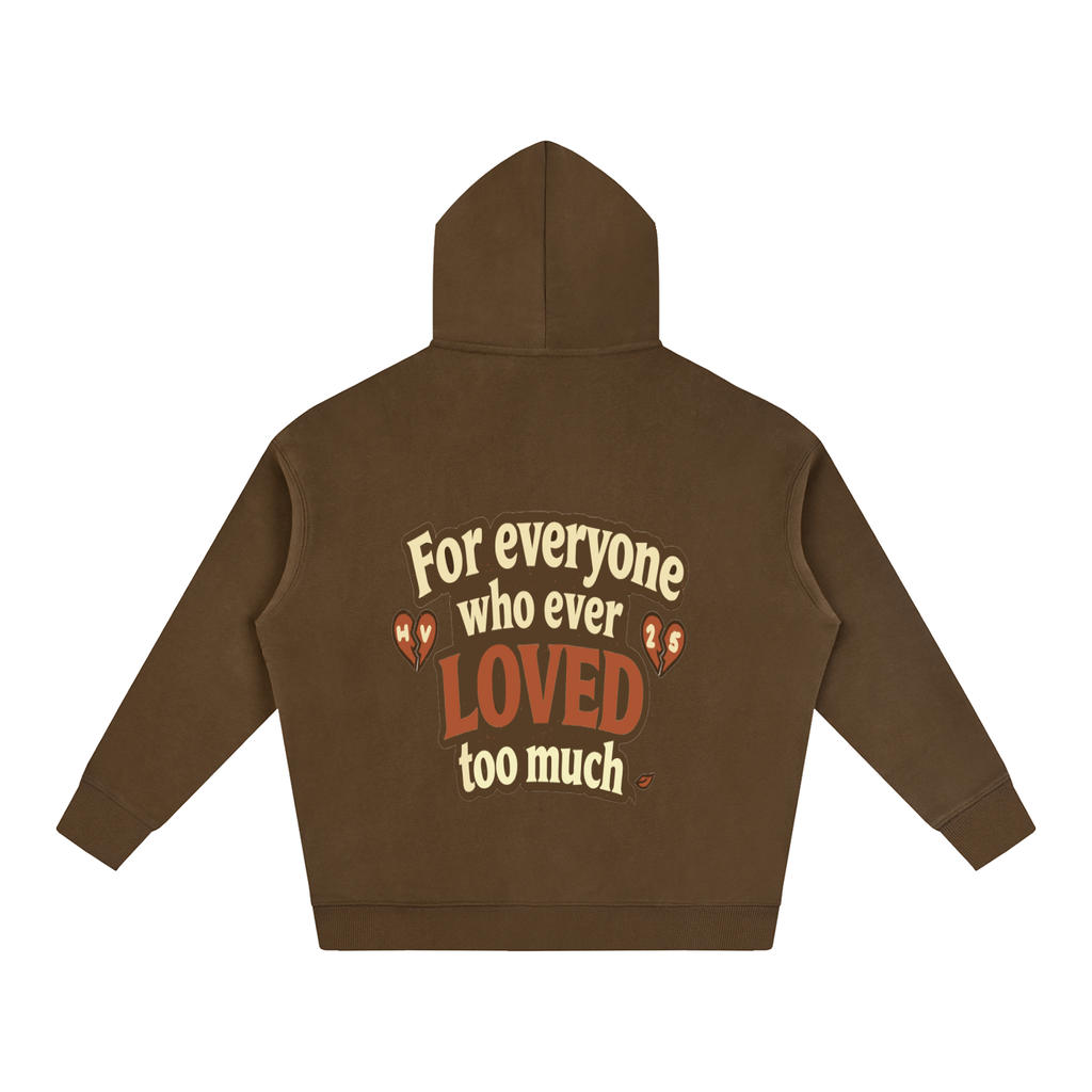 Oversize Fleeced Valley Logo Hoodie