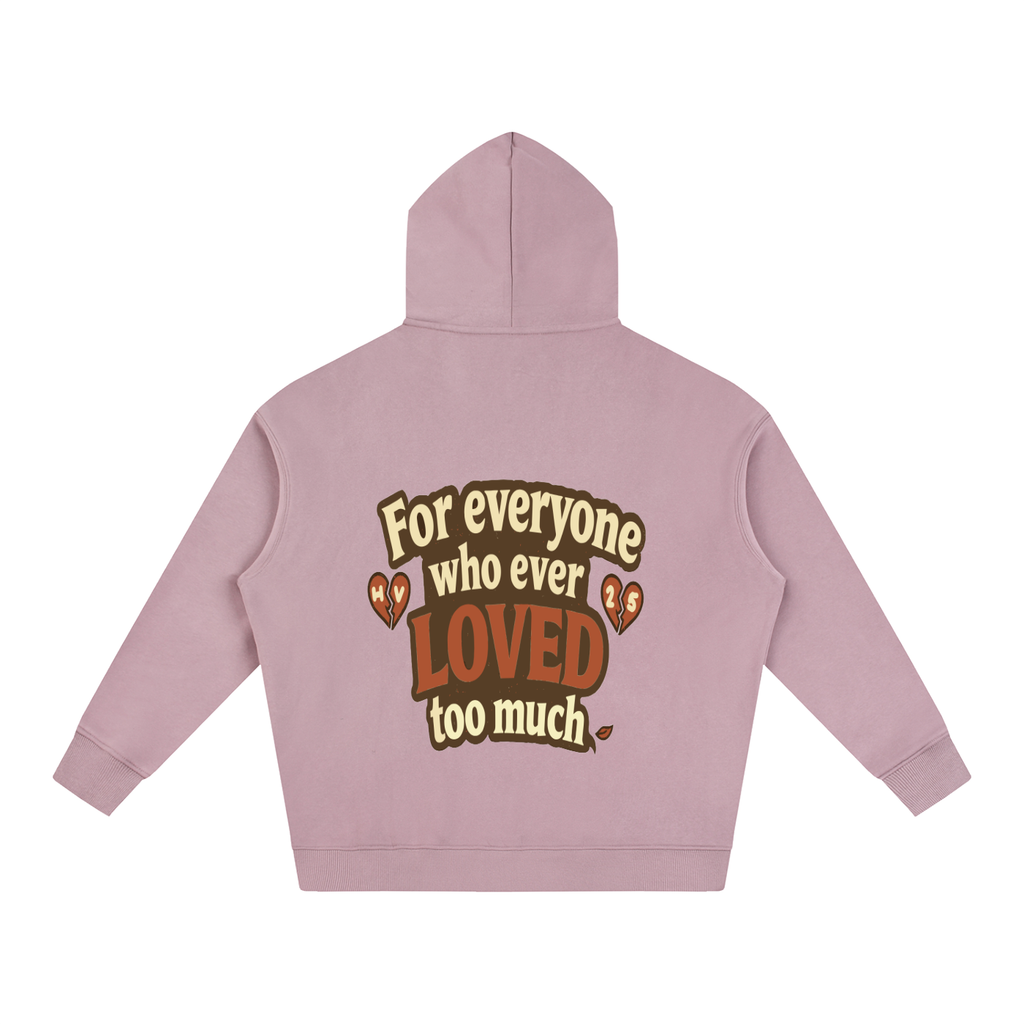 Oversize Fleeced Valley Logo Hoodie