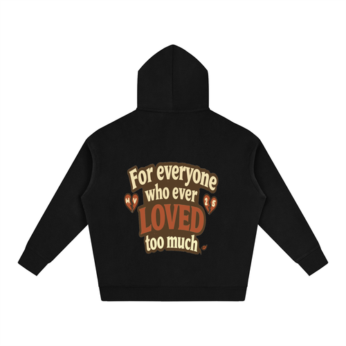 Oversize Fleeced Valley Logo Hoodie