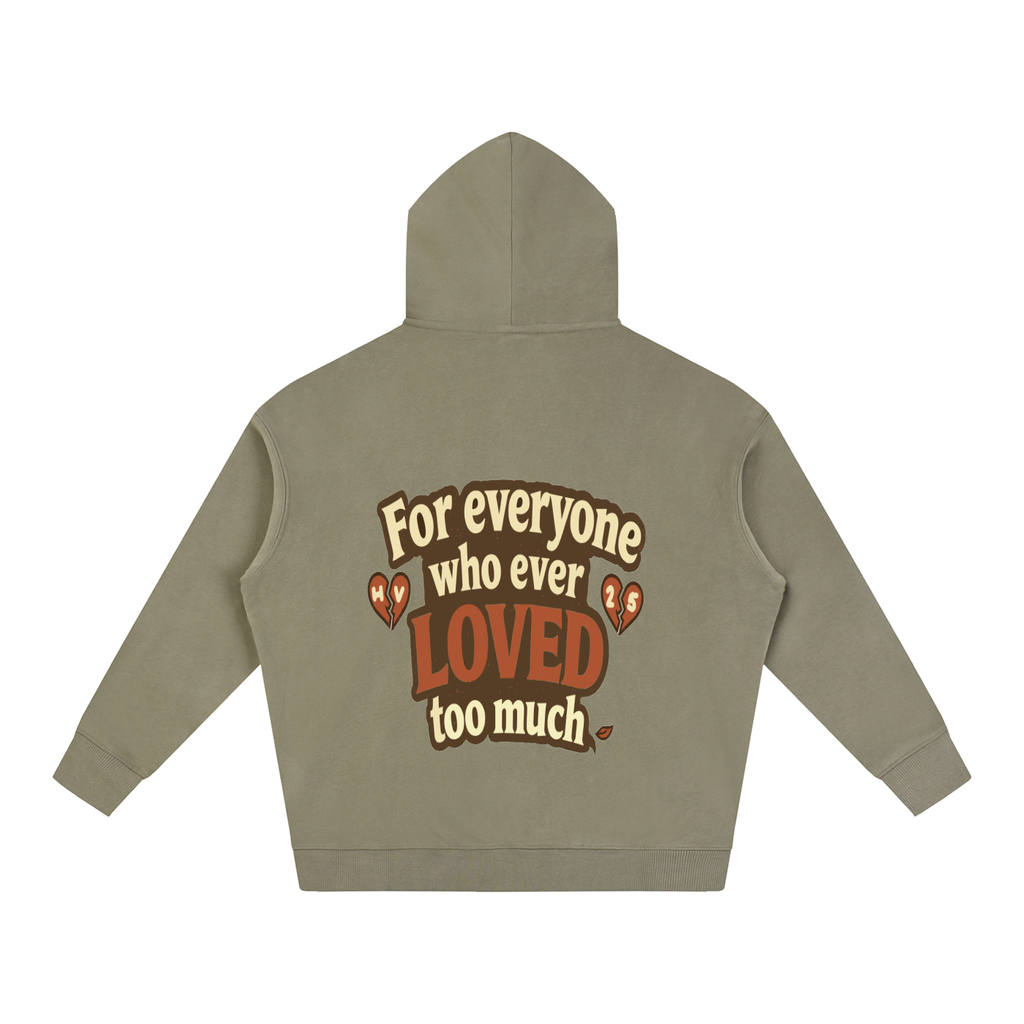 Oversize Fleeced Valley Logo Hoodie